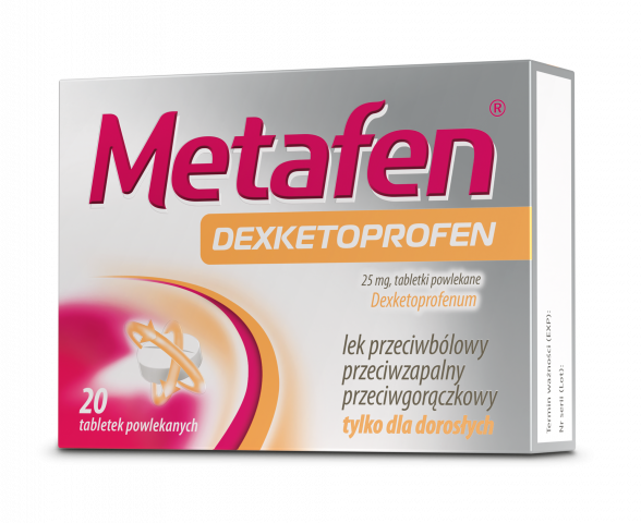 Metafen Dexketoprofen x 20 tabl.