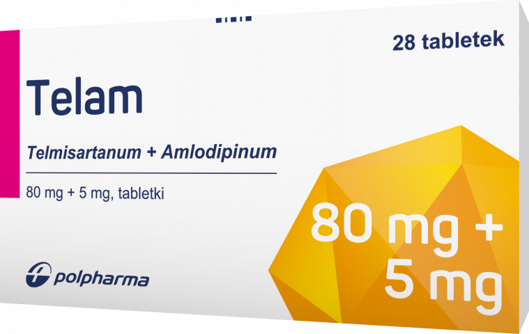 Telam (80 mg + 5 mg) x 28 tabl.