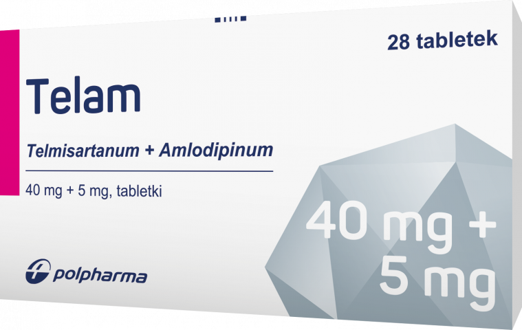Telam (40 mg + 5 mg) x 28 tabl.