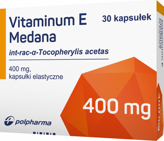 Vitaminum E Medana 400 mg x 30 kaps. elast.