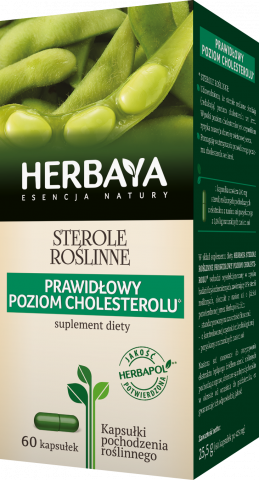 Herbaya Sterole roślinne prawidłowy poziom cholesterolu x 60 kaps.