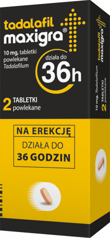 Tadalafil Maxigra 10 mg x 2 tabl.