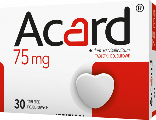Acard 75 mg x 30 tabl. dojelit.