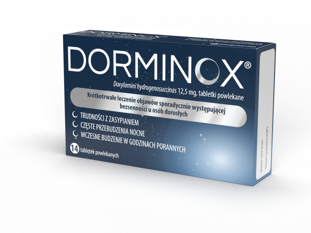 Dorminox 12,5 mg x 14 tabl. powl.