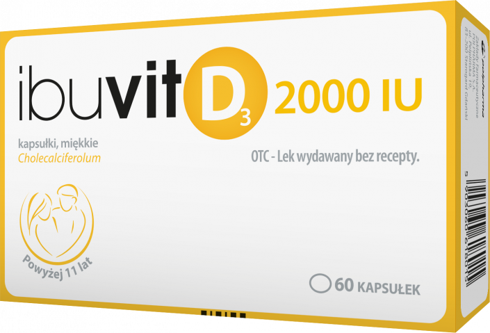 Ibuvit D3 2000 IU x 60 kaps.