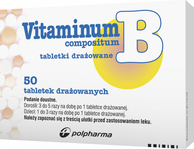 Vitaminum B COMPOSITUM 50 drażetek