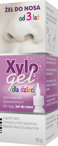 Xylogel dla dzieci żel do nosa 0,5 mg/g but. 10 g z pompką dozującą