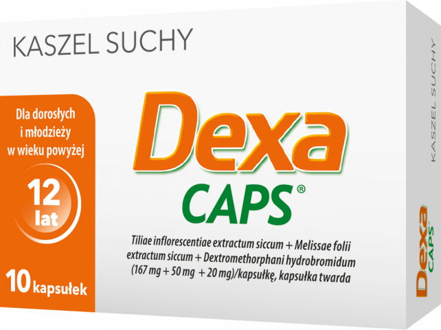 Dexacaps x 10 kaps. twarde