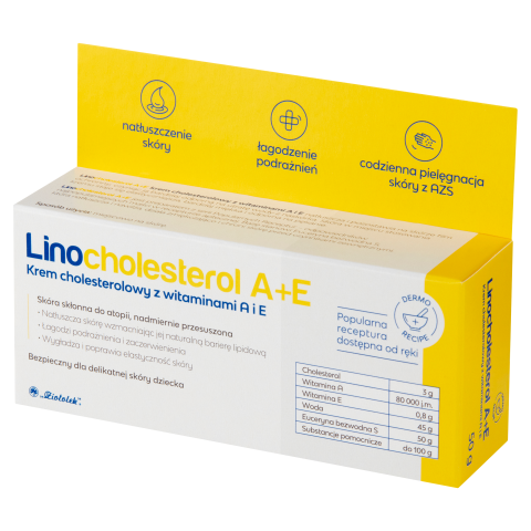 Linocholesterol A+E krem cholesterolowy z witaminami A+E 50g