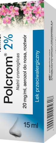 Polcrom 2 % aerozol do nosa flakon 15 ml
