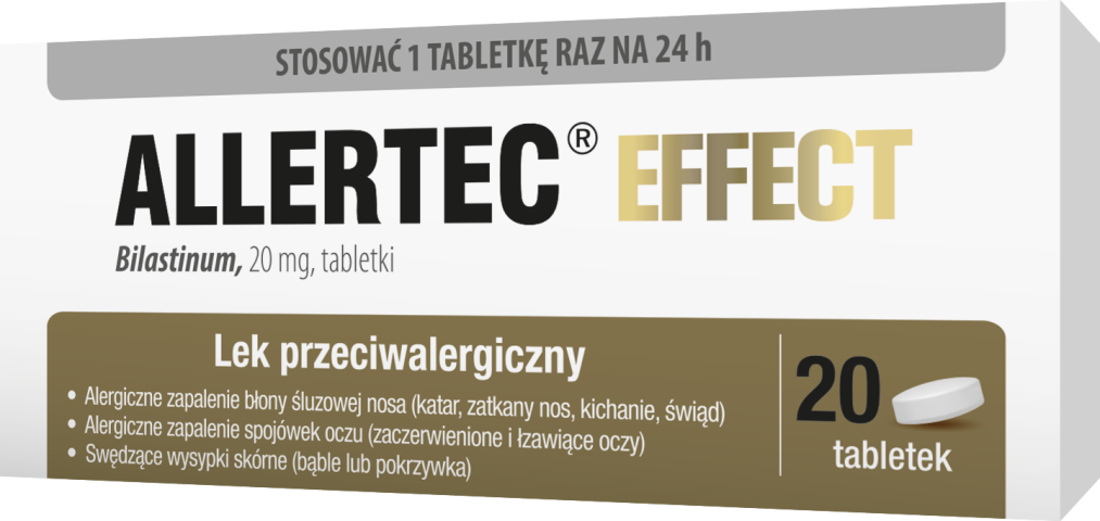 Allertec Effect 20 mg x 20 tabl