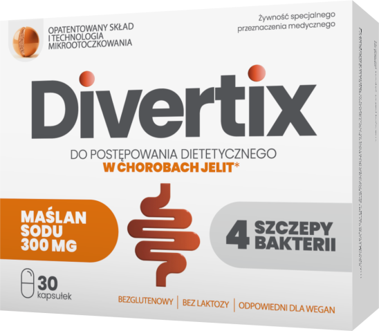 Debutir Divertix 0,3 x 30 kapsułek