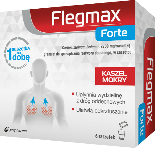 Flegmax Forte 2,7 g x 6 sasz.
