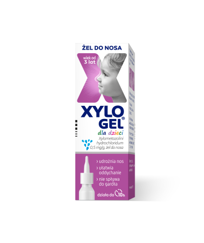 Xylogel dla dzieci żel do nosa 0,5 mg/g but. 10 g z pompką dozującą