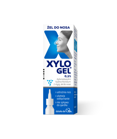 Xylogel 0,1%, żel do nosa, 1 mg/g, but. PET 10 g z dozownikiem