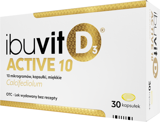 Ibuvit D3 Active 10, 10 mcg x 30 kaps.