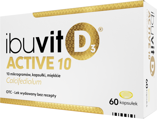 Ibuvit D3 Active 10, 10 mcg x 60 kaps.