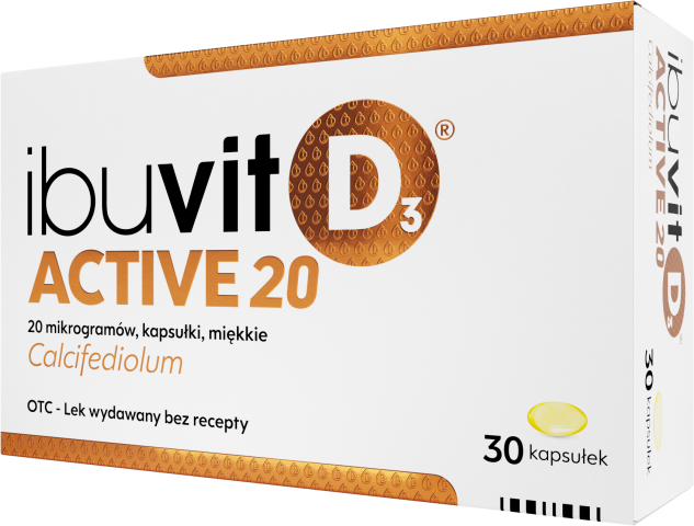 Ibuvit D3 Active 20, 20 mcg x 30 kaps.