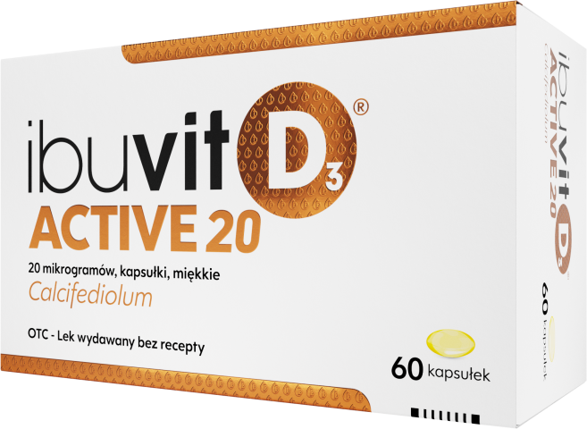 Ibuvit D3 Active 20, 20 mcg x 60 kaps.